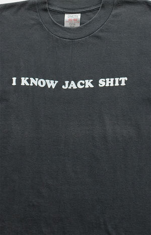 2000s I Know Jack Shit Graphic T-Shirt image number 2