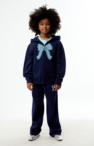 Bow Applique Baggy Sweatpants image number 5