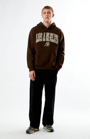 LA Lakers Floral Embroidered Hoodie image number 4