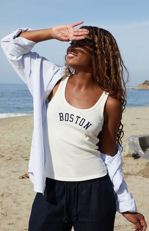 Beyonca Boston Embroidered Tank Top