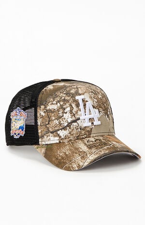 LA Dodgers Camo 9FORTY Trucker Hat