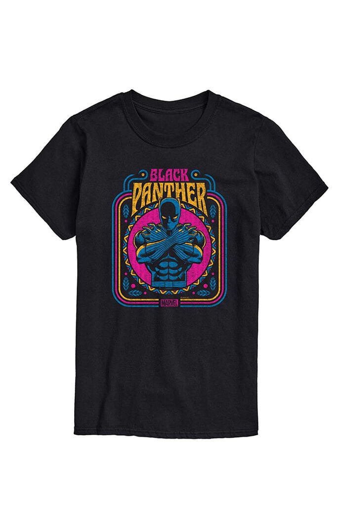 Hybrid Apparel Marvel Black Panther Bright T-Shirt