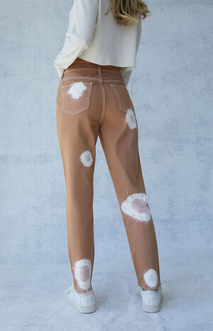 Eco Tan Tie Dye Mom Jeans image number 4