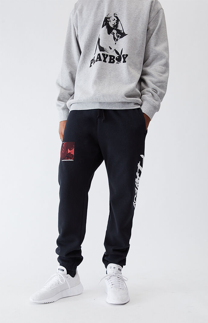 blue playboy sweatpants