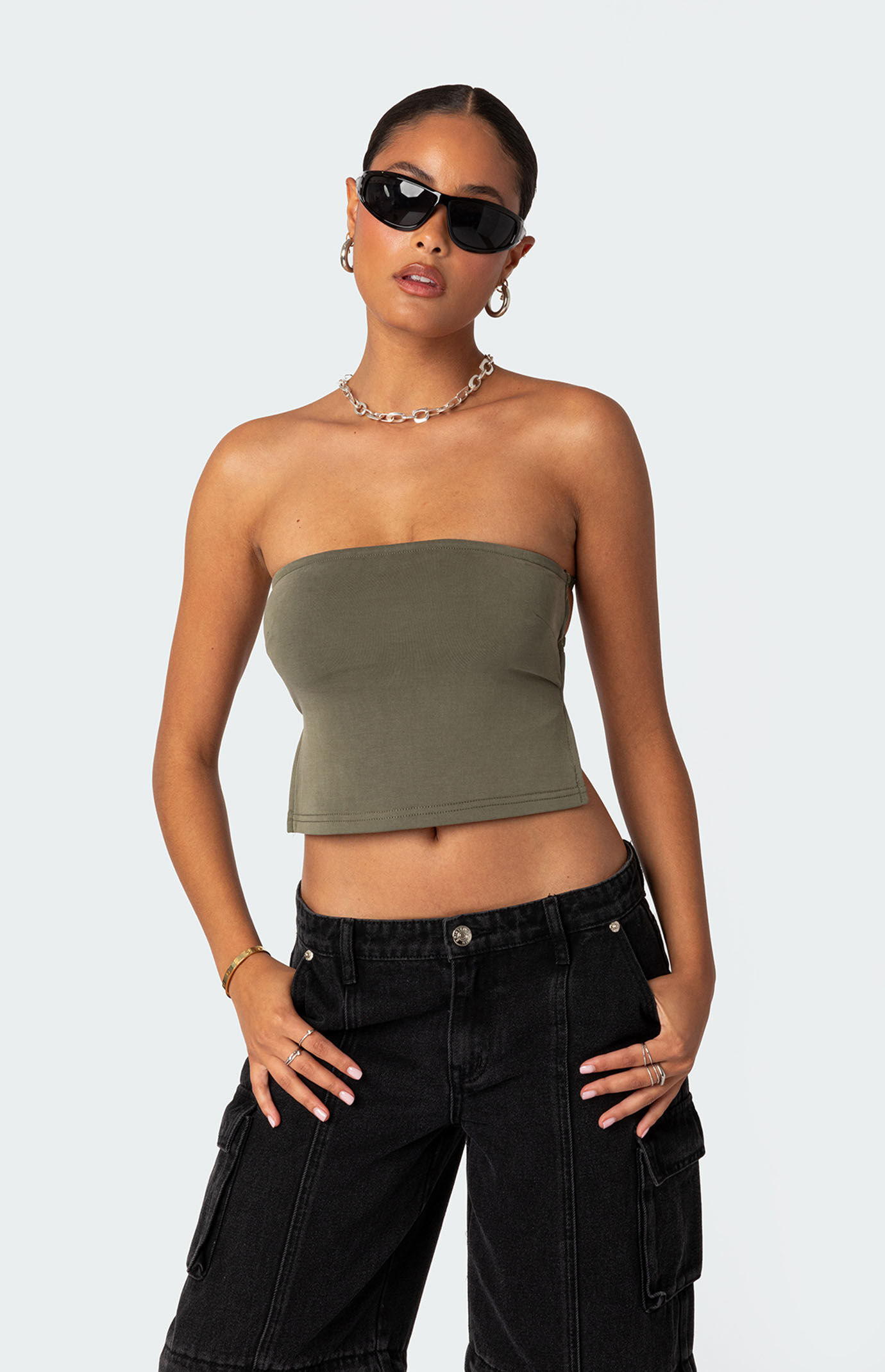 Edikted Tao Open Back Tube Top | PacSun