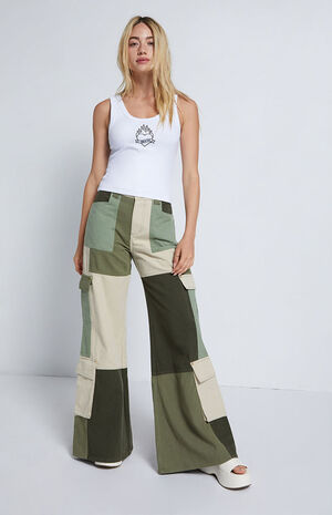 Colorblock Miller Wide Leg Cargo Pants image number 1