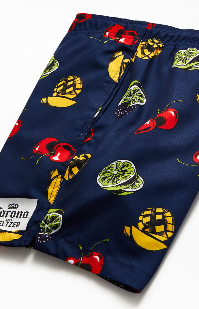 Corona Seltzer Fruit 16" Swim Trunks