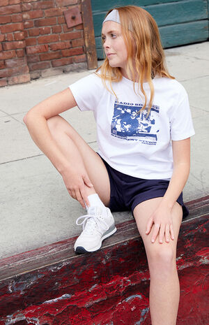 White Aleena Radio Silence T-Shirt image number 1