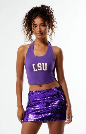 LSU Tigers Sequin Mini Skirt image number 3