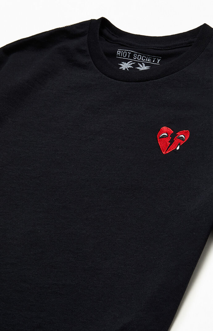 Riot Society Broken Heart Eyes T-Shirt 