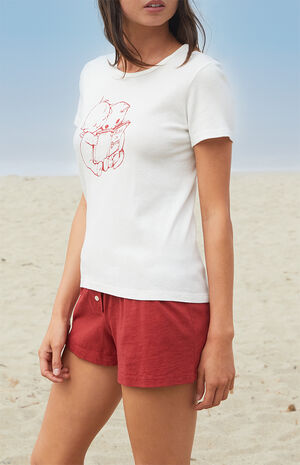 Red Keira Boxer Shorts image number 3