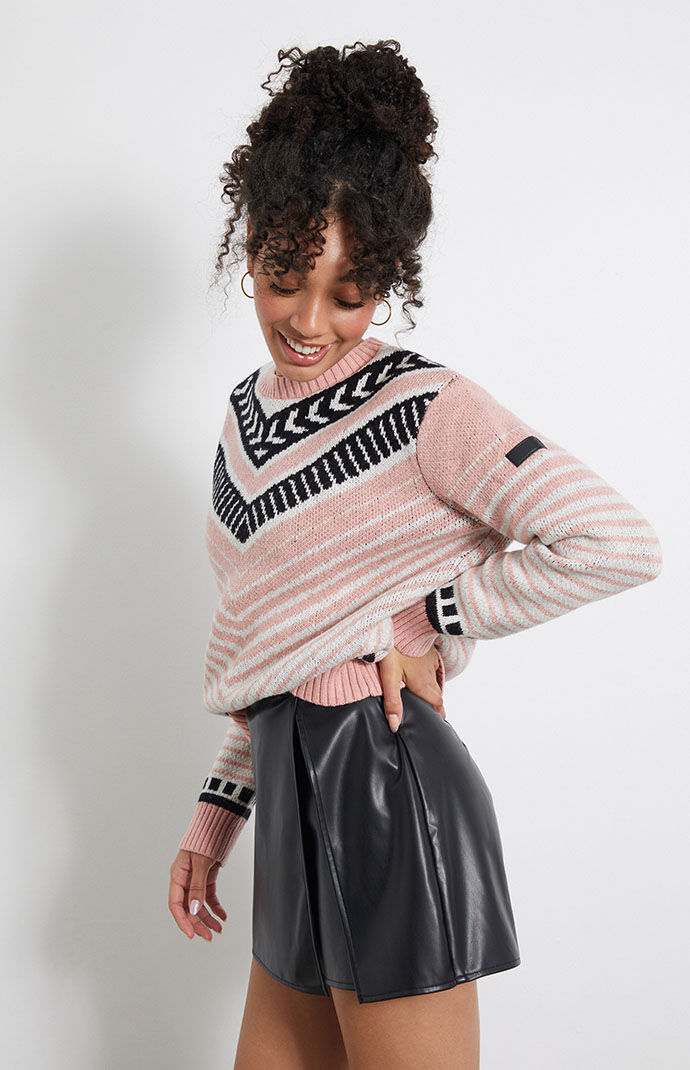 Faux Leather Skort