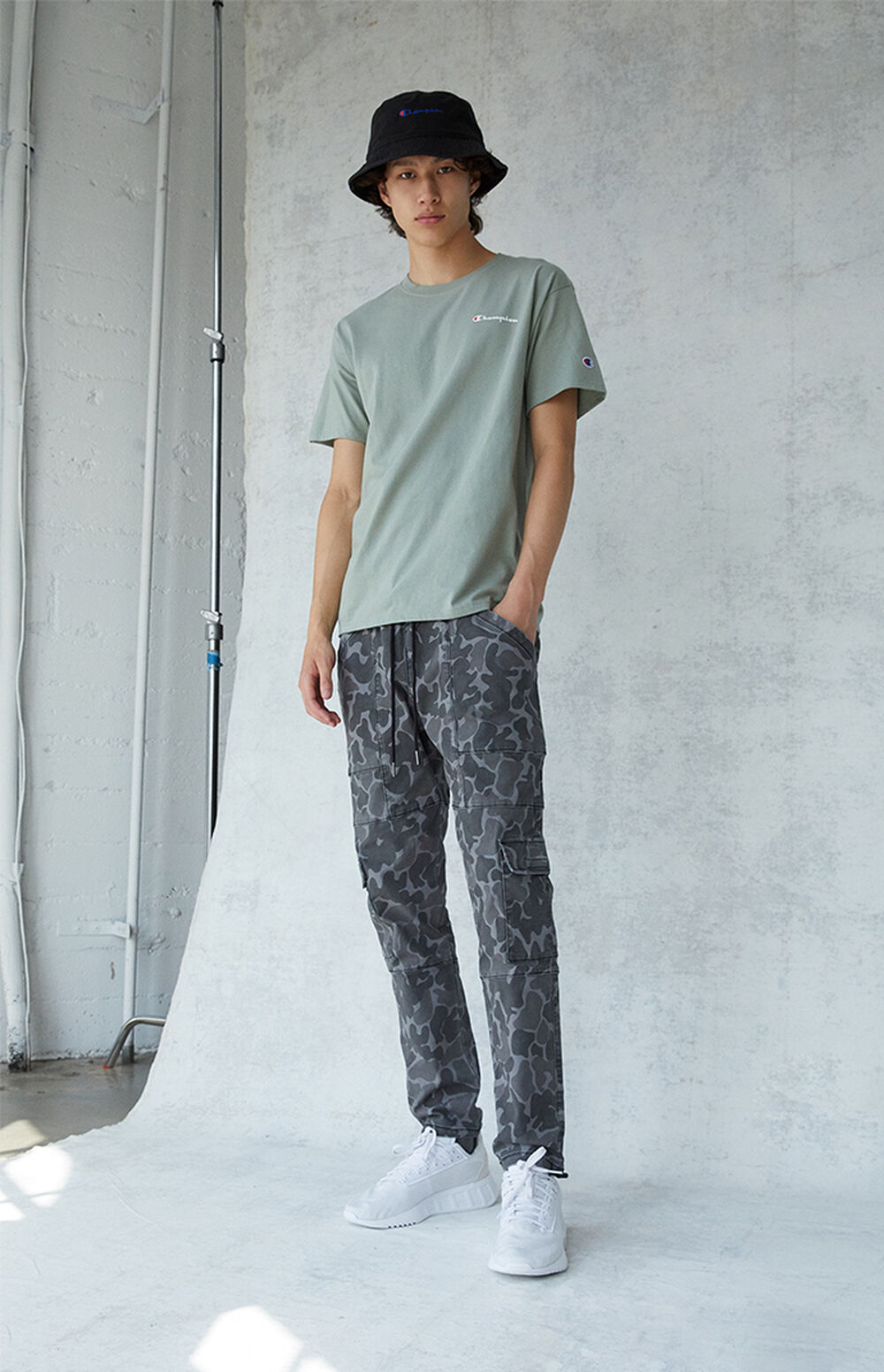 PacSun Camo Slim Cargo Pants PacSun