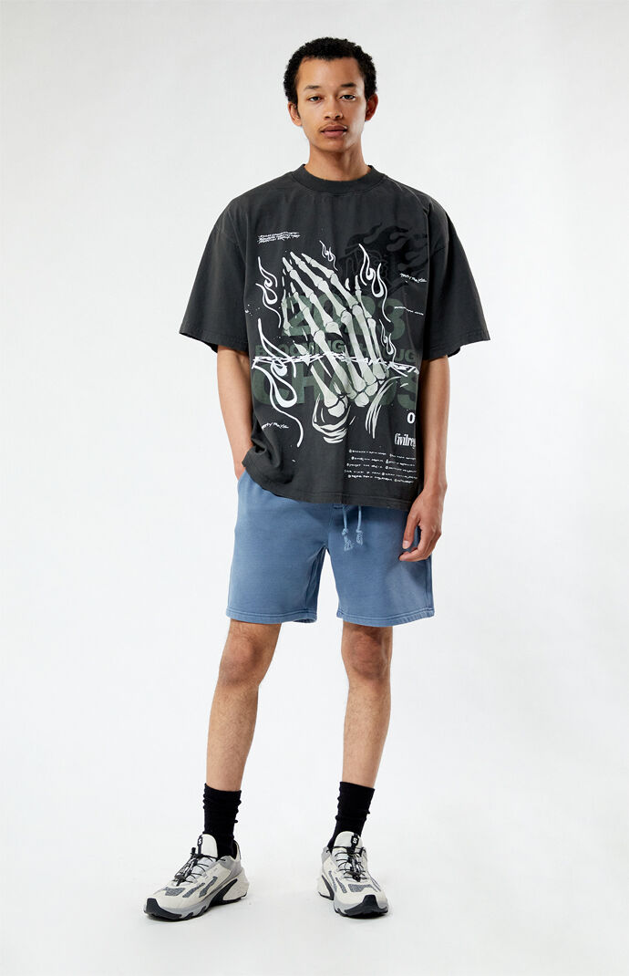 PacSun Fleece Volley Shorts PacSun