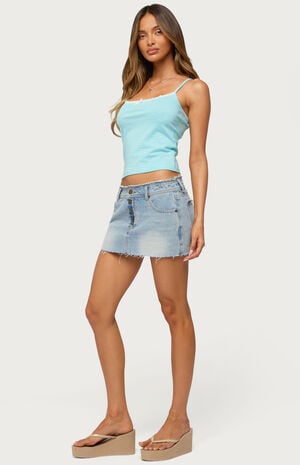 Emmaline Lacey Striped Tank Top image number 4