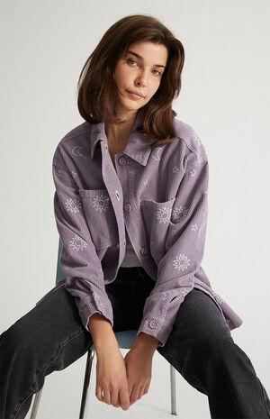 Sun & Stars Corduroy Shacket image number 2