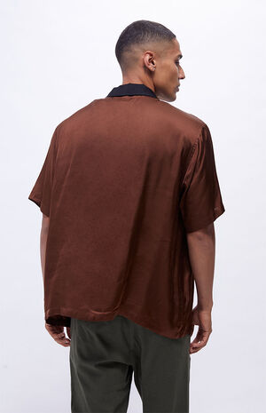 Downtown Satin Resort Camp Shirt image number 4