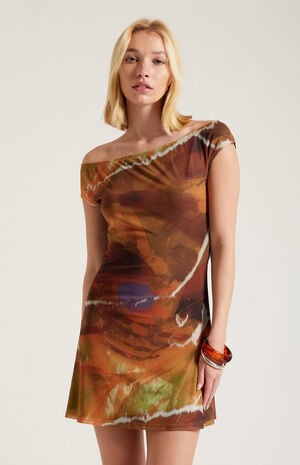 Sophia Printed Mini Dress image number 2