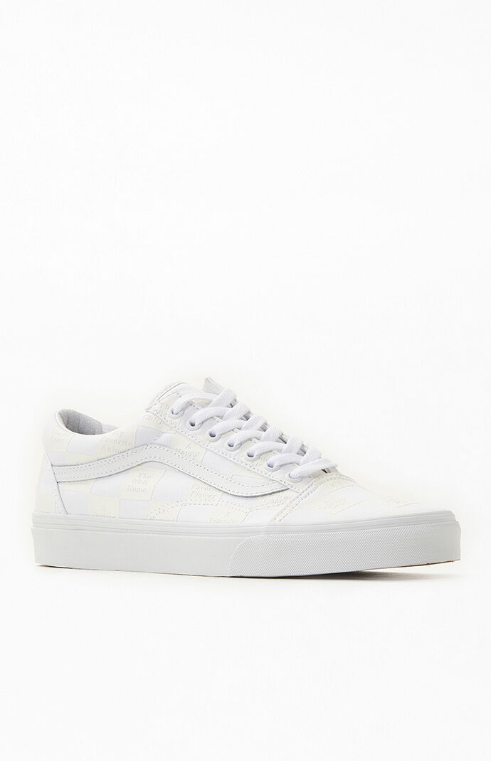 Vans DIY Checkered Old Skool Shoes PacSun