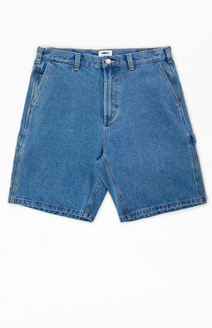 Medium Blue Bigwig Baggy Jean Shorts image number 1