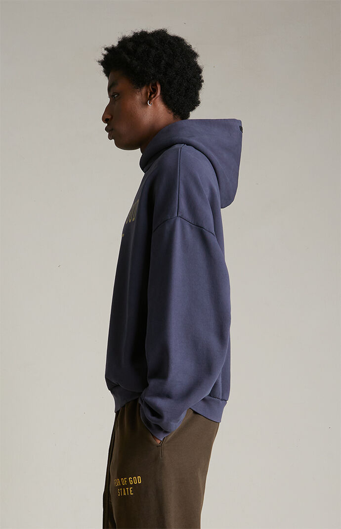 Fear of God Essentials Marine Heavy Fleece Hoodie | PacSun