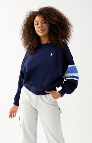 Polo Ralph Lauren Stripe Sleeve Sweatshirt | PacSun