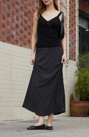 Black Amara Lace Tank Top image number 4