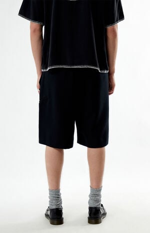 x PacSun Ceremony Pleated Baggy Shorts image number 4