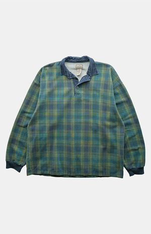 90s Plaid Polo Top image number 1