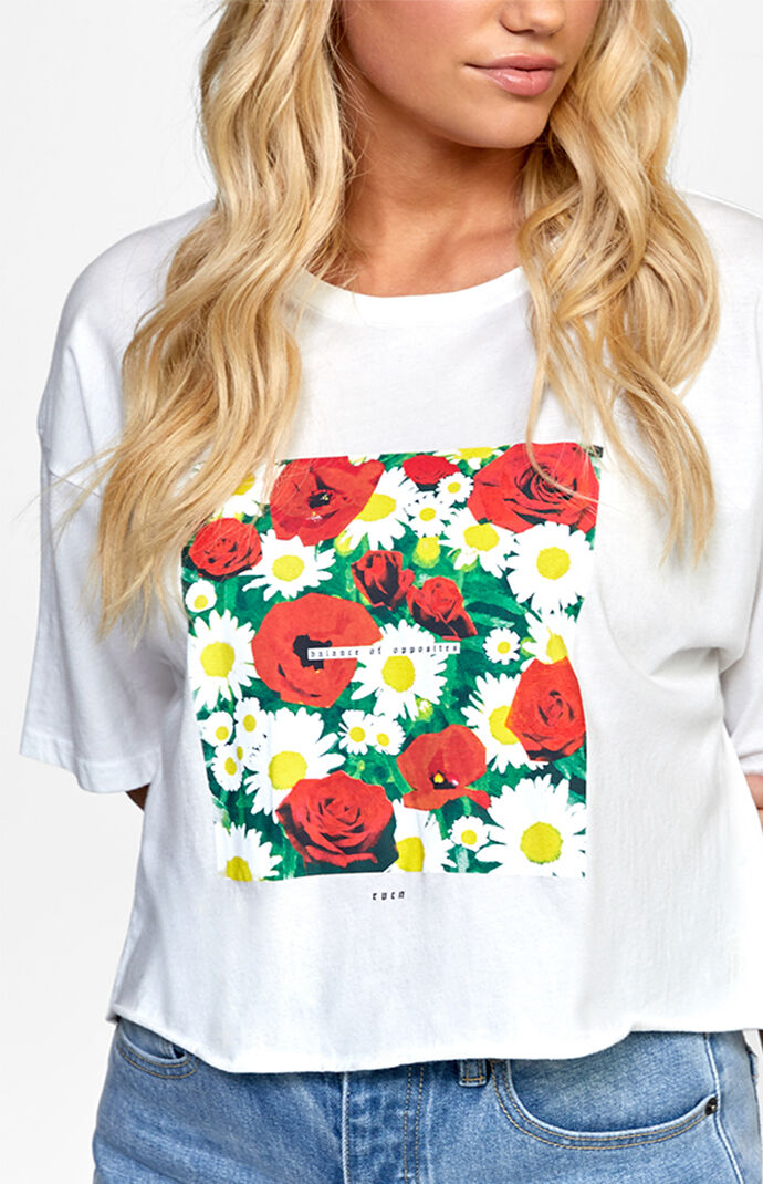 Super Bloom Boyfriend Cropped T-Shirt
