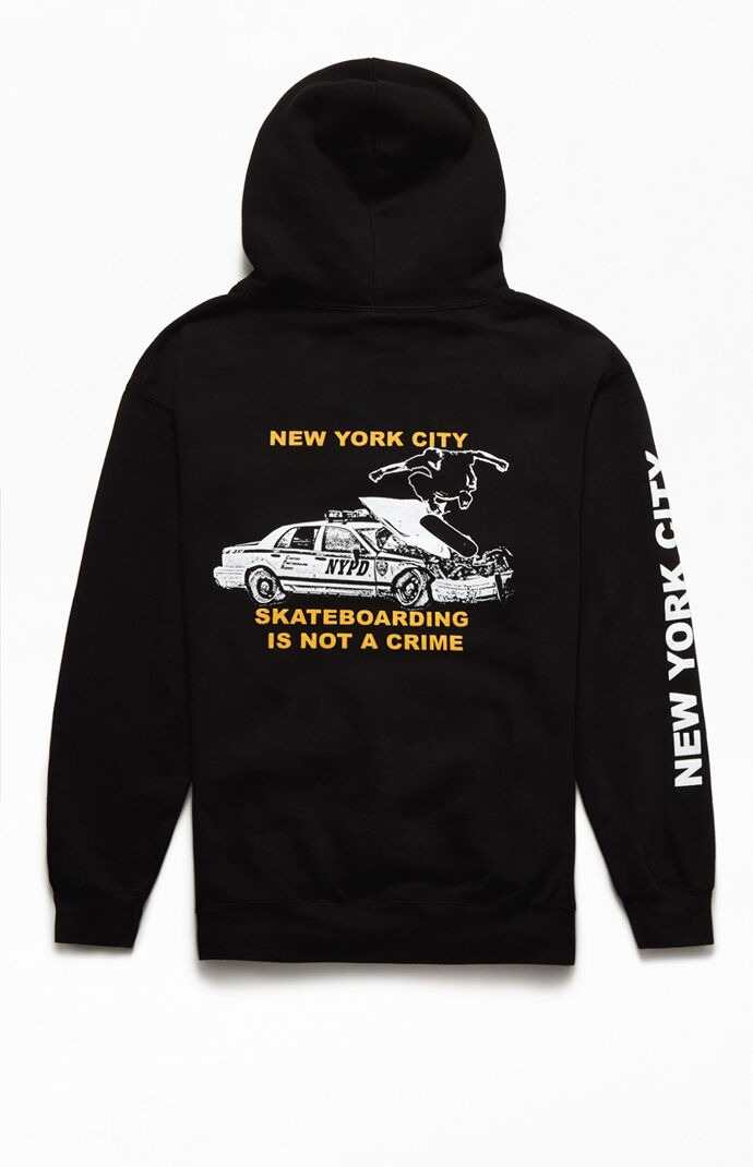NYC Skateboard Large Hoodie