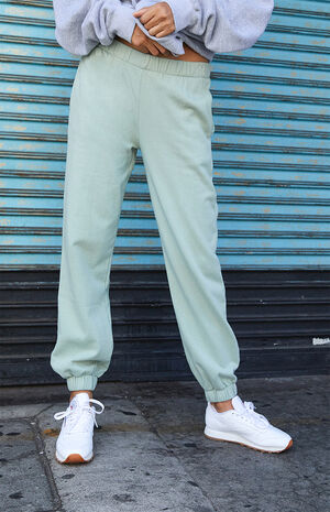 Pale Green Rosa Sweatpants image number 1