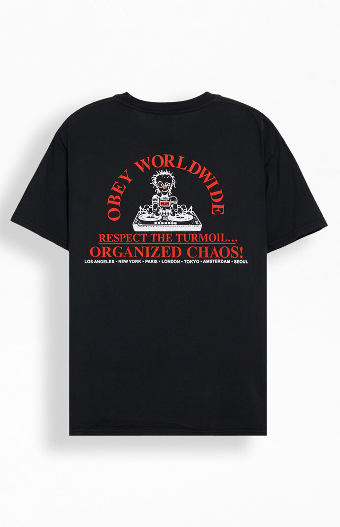 Obey Organized Chaos Pigment T-Shirt | PacSun