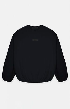 Jet Black Crew Neck Sweatshirt image number 1