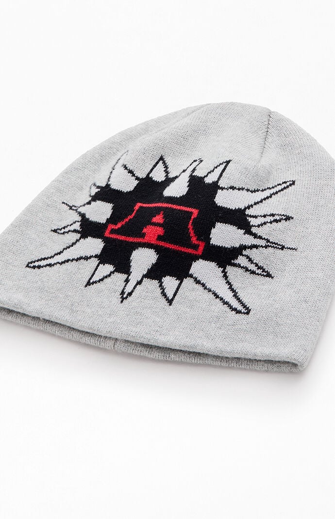Awake NY Heather Gray A Bomb Skully Beanie