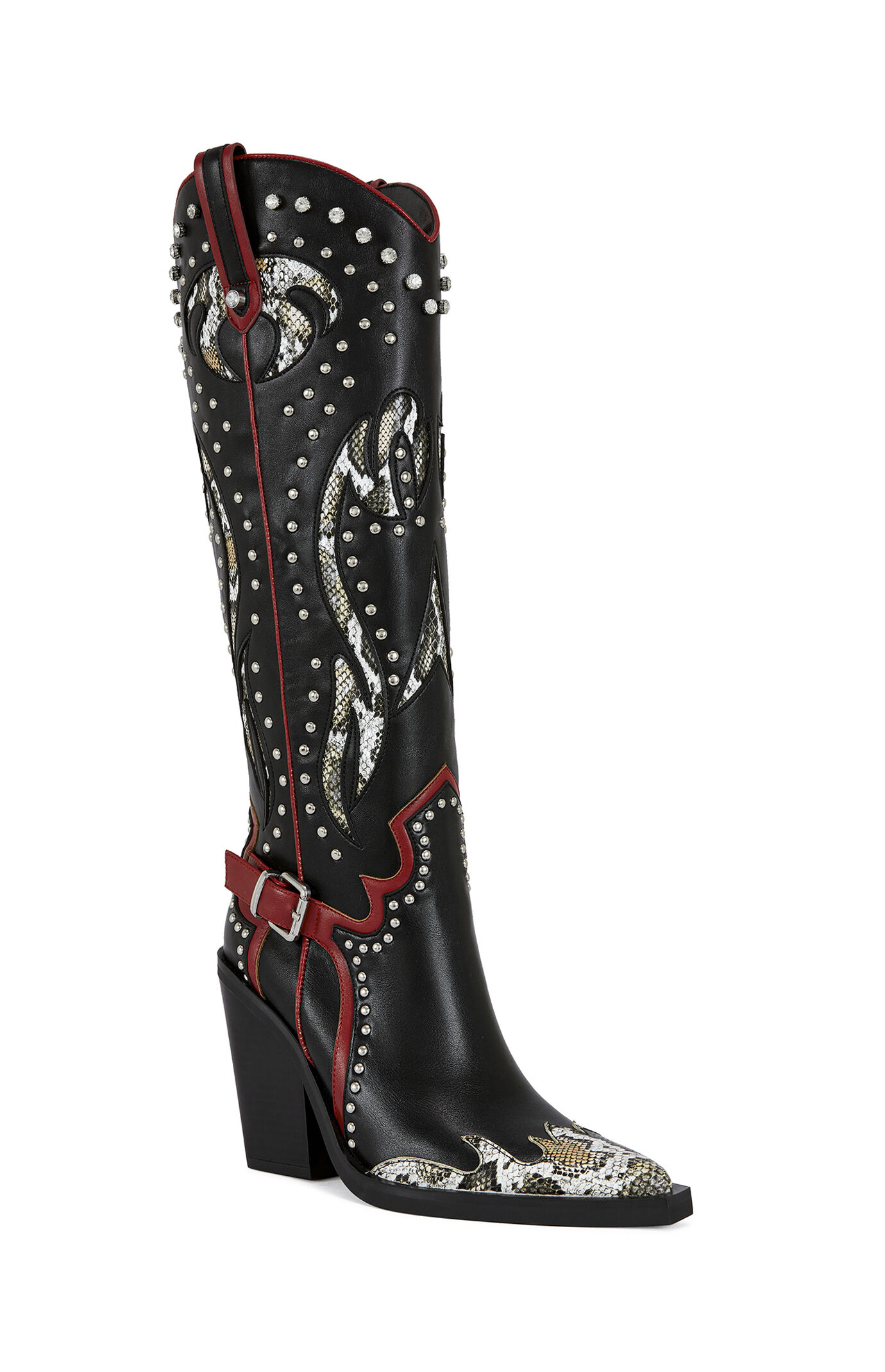 AZALEA WANG Women's Hyperion Black Cat Western Boots | Pacsun