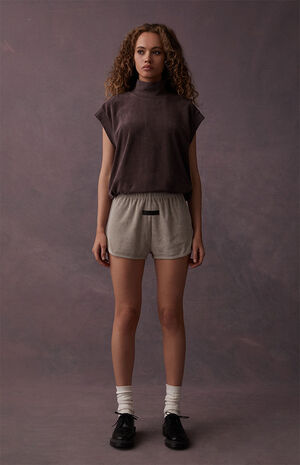 Women's Seal Terry Cloth Beach Shorts image number 6