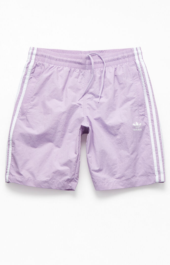 lavender adidas shorts