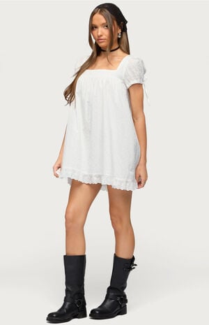 Sepid Striped Cotton Mini Dress image number 2