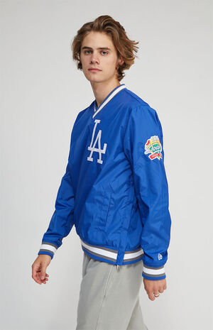 Dodgers Satin V-Neck Sweatshirt image number 2