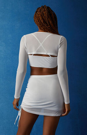 x PacSun Cinched Up Mesh Three-Piece Set image number 4