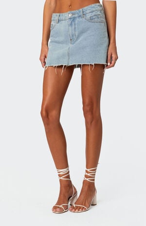 Jessie Low Rise Denim Skirt image number 1