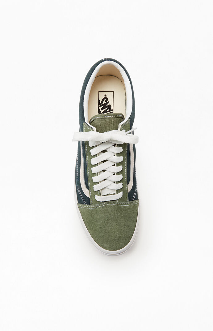 VANS★COMFYCUSH OLD SKOOL TRI-TONE★兼用 Vans Tri-Tone Green Old Skool Shoes | PacSun