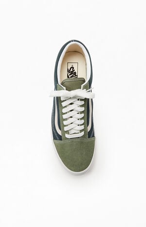 Tri-Tone Green Old Skool Shoes image number 5