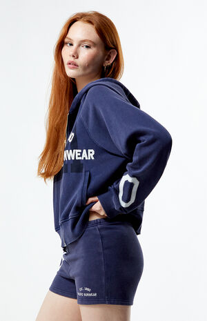 LA Pacific Sunwear Slim Sweat Shorts image number 2