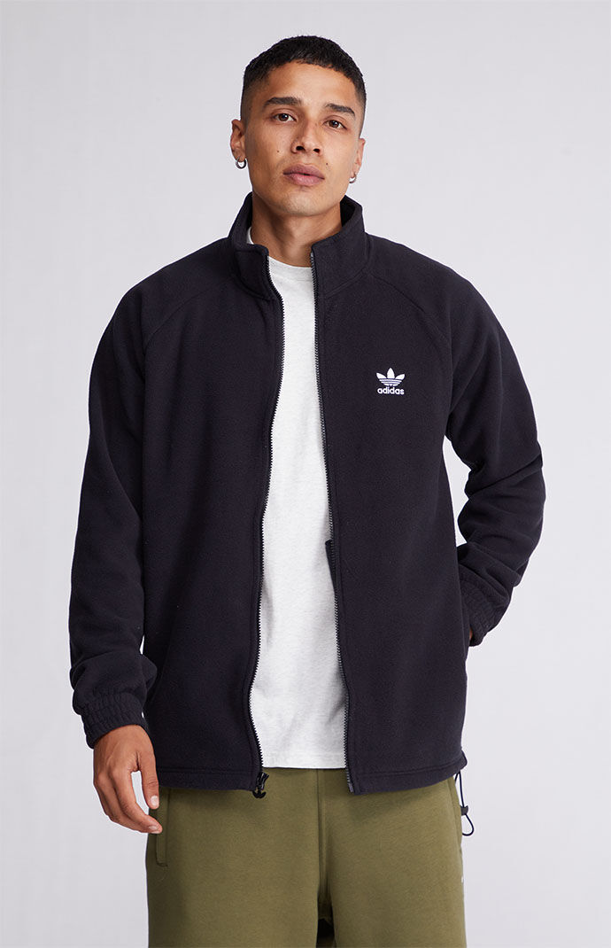 adidas Recycled Adicolor Classics Trefoil Teddy Fleece Jacket PacSun