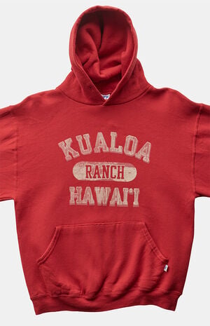 '90s Kualoa Ranch Hawaii Russell Hoodie image number 3