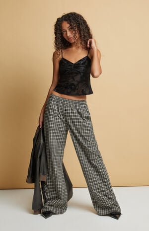 Louie Burnout Velvet Cami Top image number 4