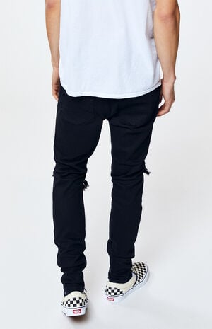 Black Ripped Moto Skinniest Jeans | PacSun | PacSun