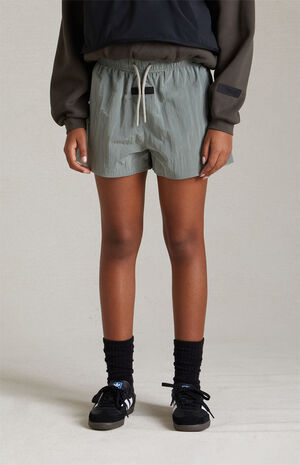 Essentials Seal Crinkle Nylon Running Shorts image number 2